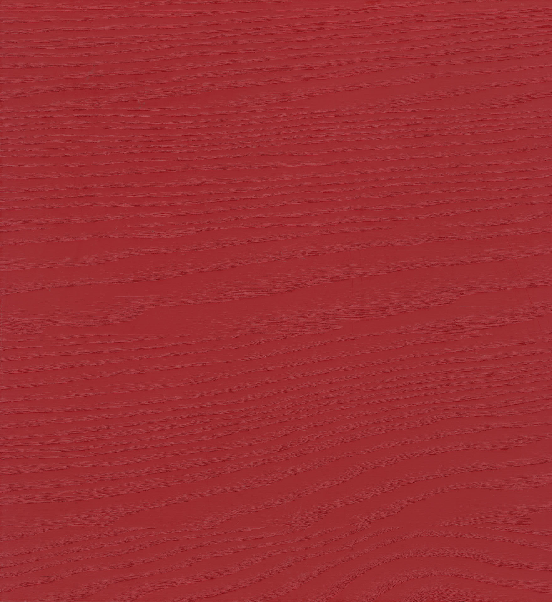 Veneered wood painted CHERRY RED